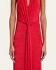 SEROYA Kayla Draped Jersey Maxi Dress - 5