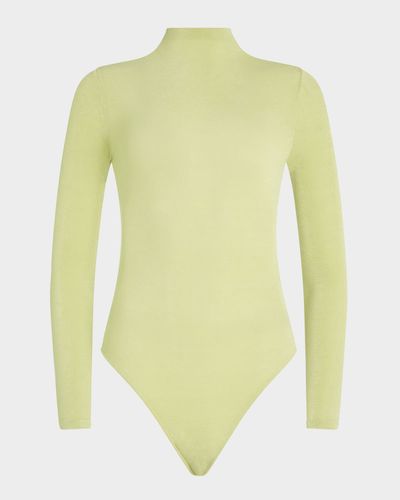 SEROYA Lilia Mock-Neck Bodysuit