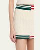 SEROYA Pearson Cable-Knit Mini Skirt - 5