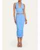 SEROYA Pia Ruched Midi Skirt - 2