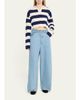 SEROYA Ryla Striped Polo Sweater - 2
