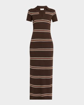 SEROYA Sam Striped Maxi Dress