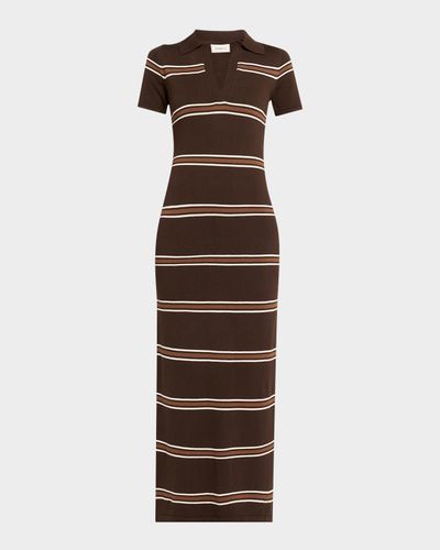 SEROYA Sam Striped Maxi Dress