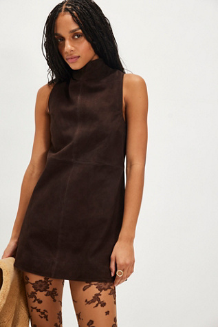seroya brown dress Seroya Roberta Dress in Ash Brown