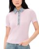SER.O.YA SER. O.YA Erika Knit Top Petal Pink/Coast - 1