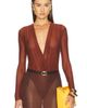 SEROYA SEROYA Agnes Mesh Bodysuit - 1