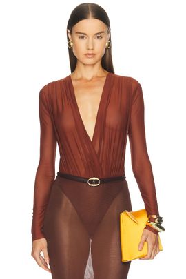 SEROYA SEROYA Agnes Mesh Bodysuit