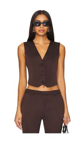 SER.O.YA SER.O.YA Edwina Havey Satin Vest