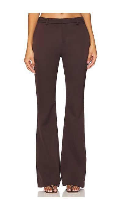 SER.O.YA SER.O.YA Elvira Heavy Satin Flare Trouser