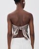 SEROYA SEROYA Hark Satin Scarf Top Cocoa Mosaic - 3