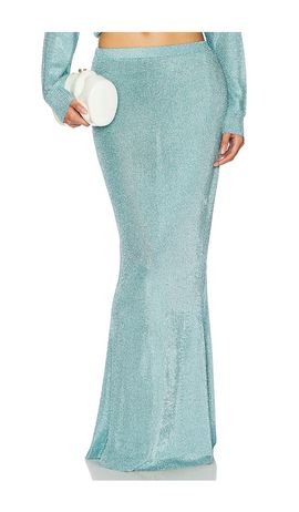 SER.O.YA SER.O.YA Harmony Metallic Knit Skirt