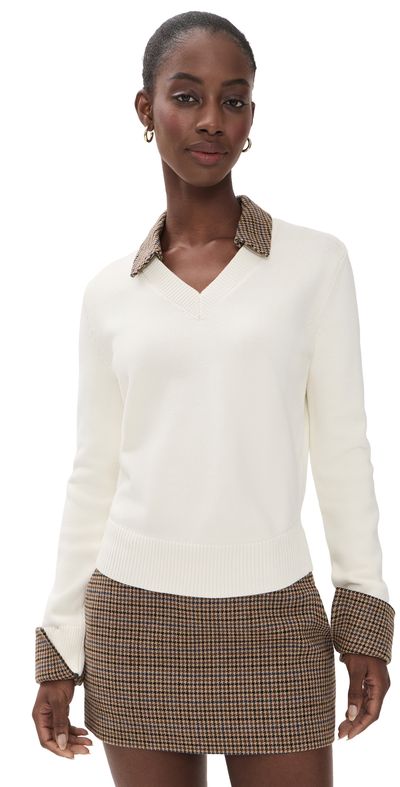 SEROYA SEROYA Maia Knit Sweater Eggshell