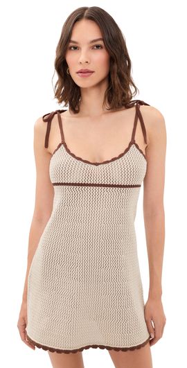 SEROYA SEROYA Malkie Dress Almond/Cocoa Brown