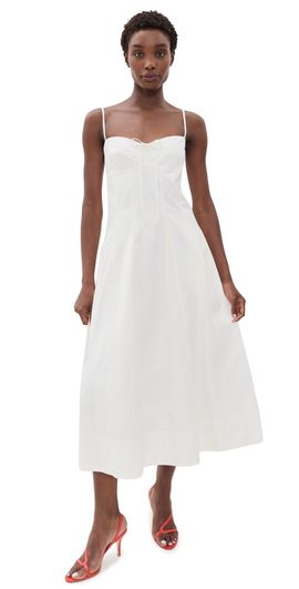 SEROYA SEROYA Mirelle Midi Dress White