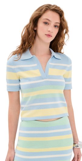 SEROYA SEROYA Panie Top Pastel Stripe