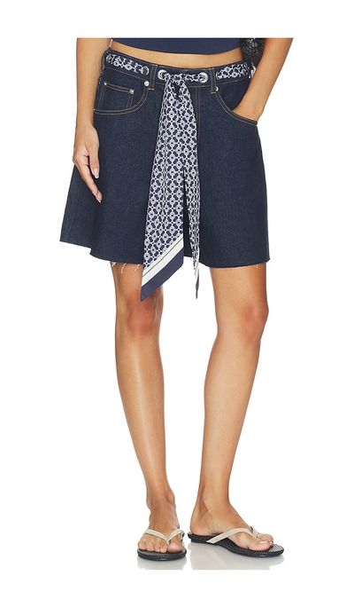 SEROYA SEROYA Sabrina Boyfriend Shorts With Scarf