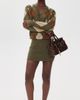 SEROYA SEROYA Savvy Sweater Dress Olivewood Argyle - 5