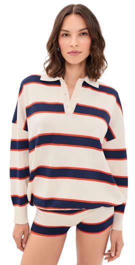 SEROYA SEROYA Taby Sweater Eggshell Stripe