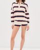 SEROYA SEROYA Taby Sweater Eggshell Stripe - 6