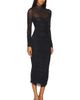 SER.O.YA SER.O.YA Trina Mesh Ruched Midi Dress - 2