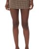 SEROYA SEROYA Valkiria Skort Tan Houndstooth - 1