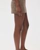 SEROYA SEROYA Valkiria Skort Tan Houndstooth - 4