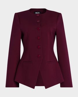 SEROYA Susanna Single-Breasted Blazer