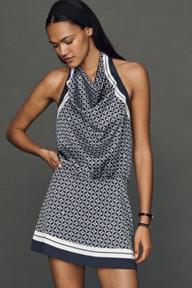 SER.O.YA Winny Mock-Neck Mini Dress
