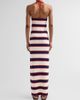 SEROYA Women's Arrabella Striped Halter Maxi Dress - 3