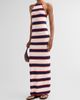 SEROYA Women's Arrabella Striped Halter Maxi Dress - 4
