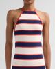 SEROYA Women's Arrabella Striped Halter Maxi Dress - 5