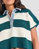 SEROYA Women's Corsa Striped Denim-Trim Top - 5