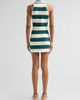 SEROYA Women's Jones Striped Sleeveless Polo Mini Dress - 3