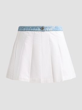 SEROYA Women's Kelsie Pleated Mini Skirt