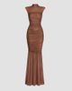 SEROYA Women's Rosie Drape Maxi Dress - 5
