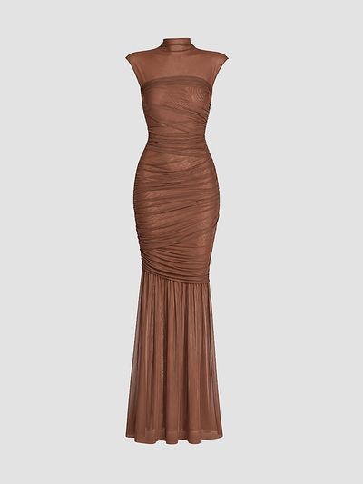 SEROYA Women's Rosie Draped Maxi Dress