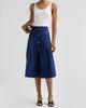 SEROYA Women's Yumi Pleated A-Line Midi Skirt - 2