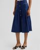 SEROYA Women's Yumi Pleated A-Line Midi Skirt - 4