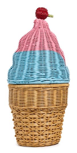 Serpui Serpui Gelato Wicker Clutch Multi One
