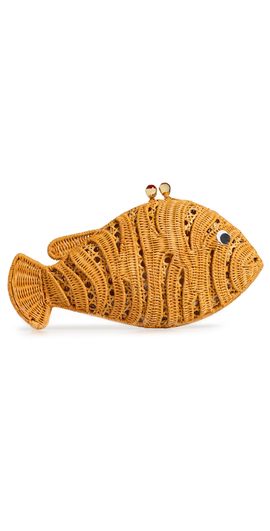 Serpui Serpui Robin Fish Clutch Lt Honey One