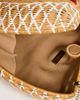 Serpui Serpui Wicker Pizza Clutch Lt Honey One - 6