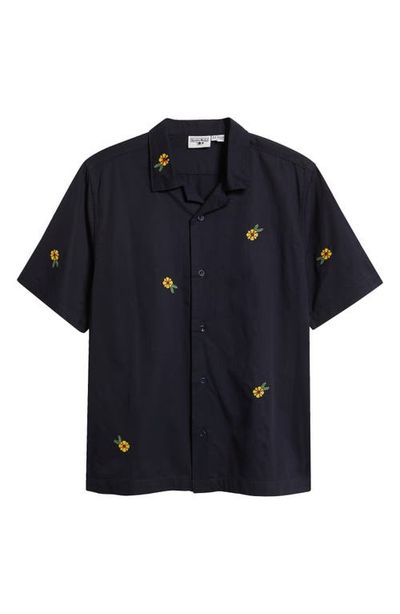 Service Works Service Works Cross Stitch Organic Cotton Button-Up Shirt