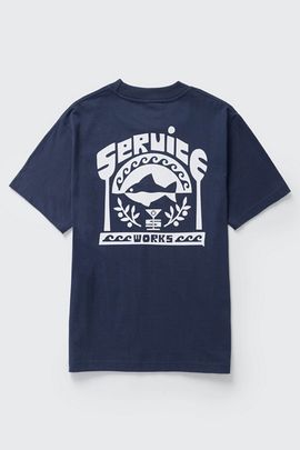 Service Works Service Works Milos Graphic Tee in Navy, Men's at Urban Outfitters
