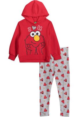 Sesame Street® Sesame Street® 2-Piece Fleece Hoodie and Leggings Set