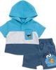 Sesame Street® Sesame Street® 2-piece Hooded Tee And Shorts Set (toddler & Little Kid) - 1