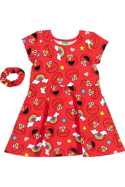 Sesame Street® Sesame Street® 2-Piece Skater Dress and Scrunchie Set