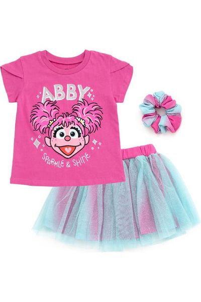 Sesame Street® Sesame Street® T-shirt And Tutu Skirt Set (toddler & Little Kid)