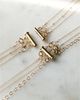 Set & Stones Set & Stones 3-Strand Layered Necklace Clasp - 4