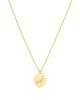 Set & Stones Set & Stones Alice Engraved Initial Heart Necklace - 1