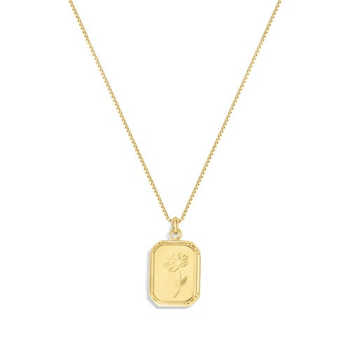 Set & Stones Set & Stones Audrey Birth Flower Necklace